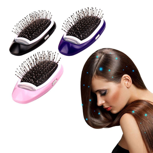 Portable Electric Ionic Hairbrush image 0