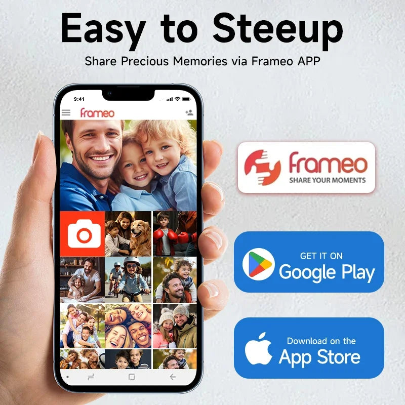 Frameo 10.1 Inch WiFi Digital Picture Frame image 4