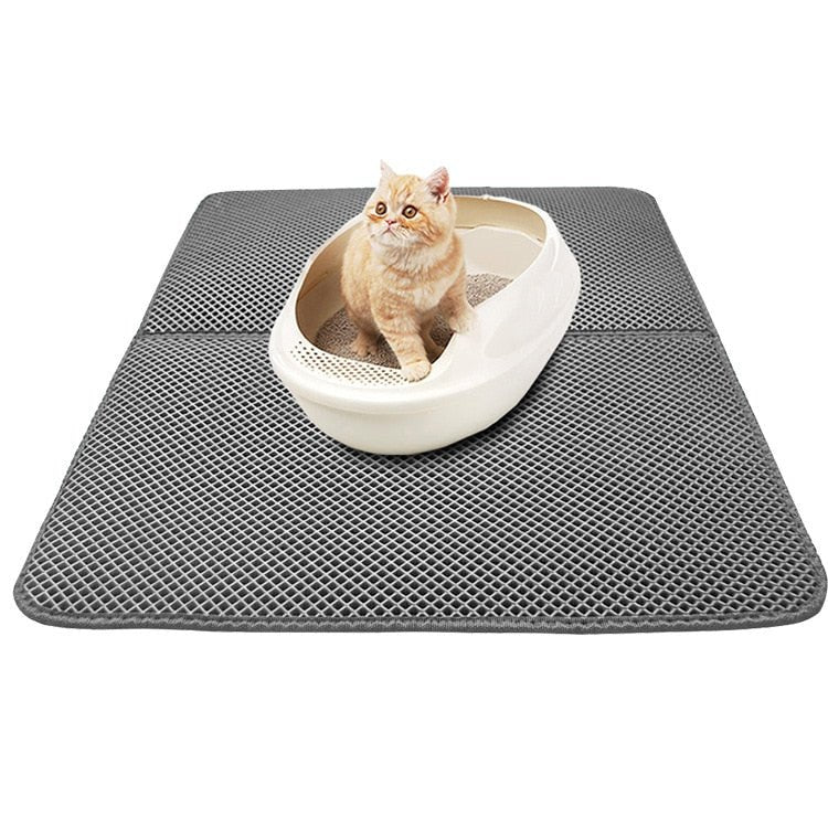 Double Layer WaterProof Cat Litter Mat image 0