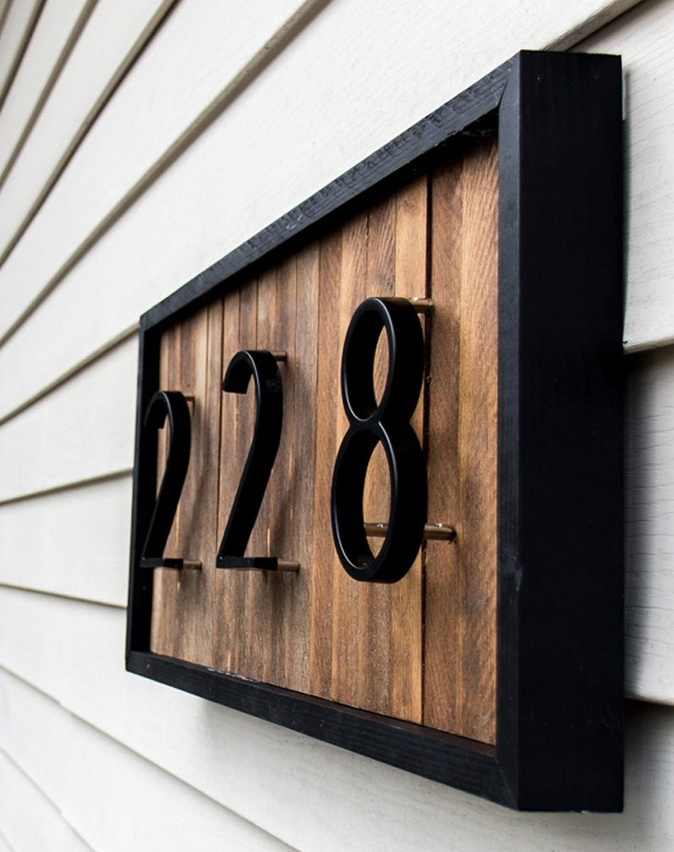 125mm Big Modern Floating House Number and Letters image 27