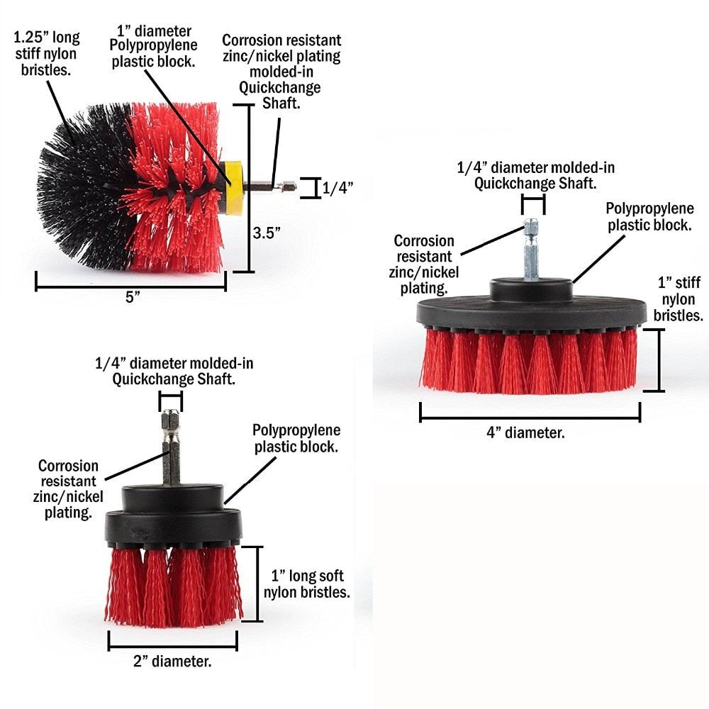 Power Scrubber Drill Brush Set image 15