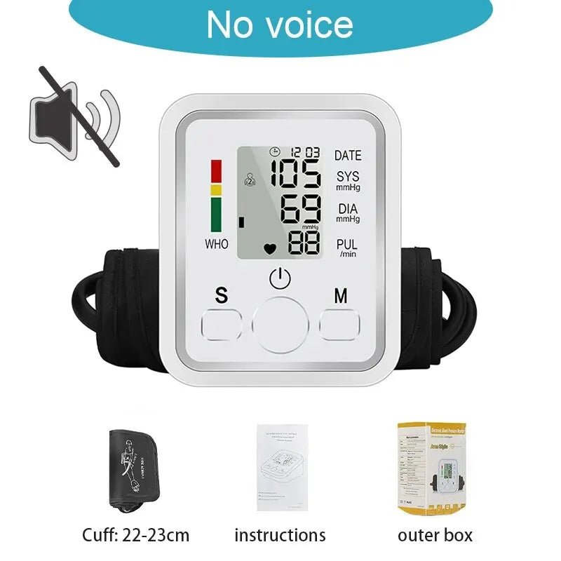 Digital Arm Blood Pressure Monitor ‚Äì Automatic Tensiometer & Heart Rate Pulse Meter image 7