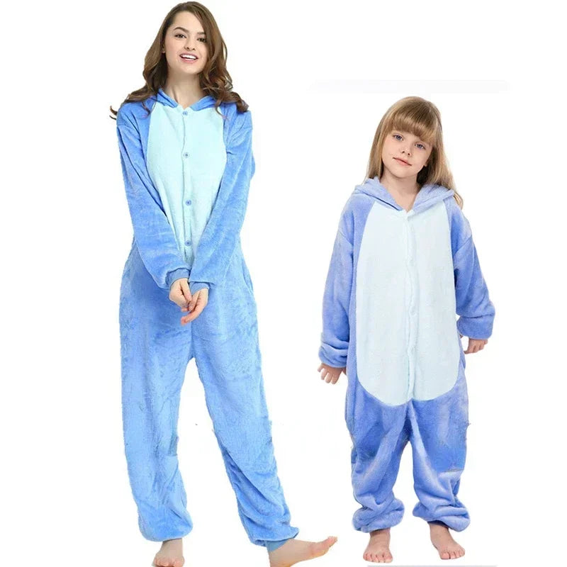 Unisex Animal Onesies for Adults | Unicorn, Lion, Panda, Cat Kigurumi Pajamas & Winter Sleepwear image