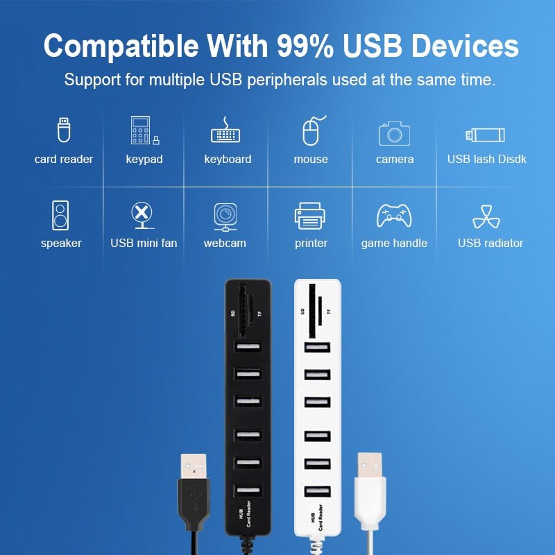 Hi-Speed Multi USB Splitter Hub image 3