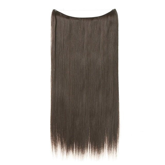 SARLA Halo Invisible Wire Synthetic Hair Extension-No Clip image