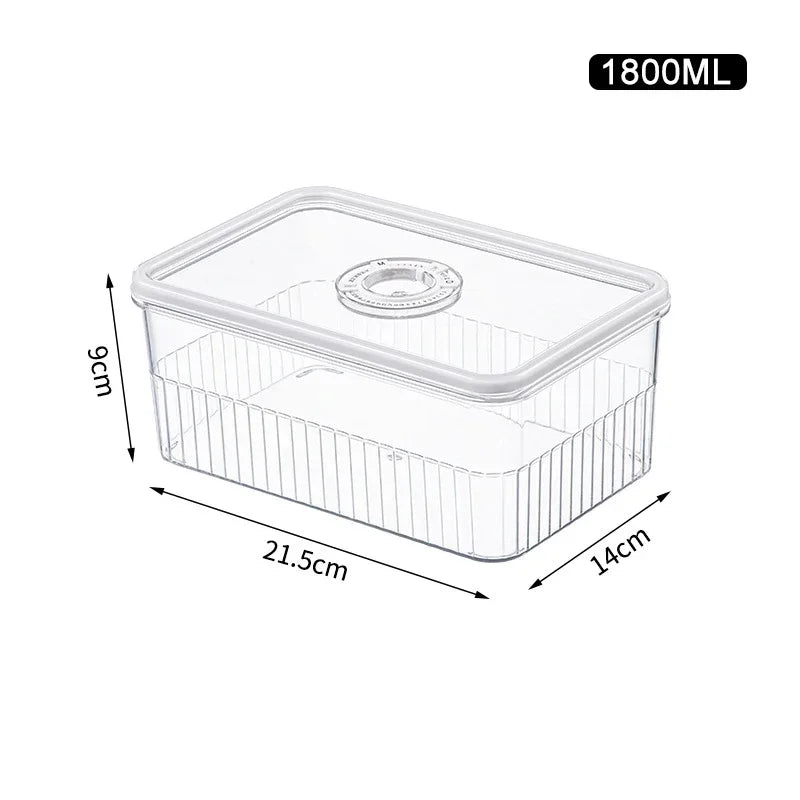 Refrigerator Storage Box | Transparent Fridge Organizer | Food Storage Containers | Fresh Vegetable Fruit Baskets Kitchen Organizer image 7