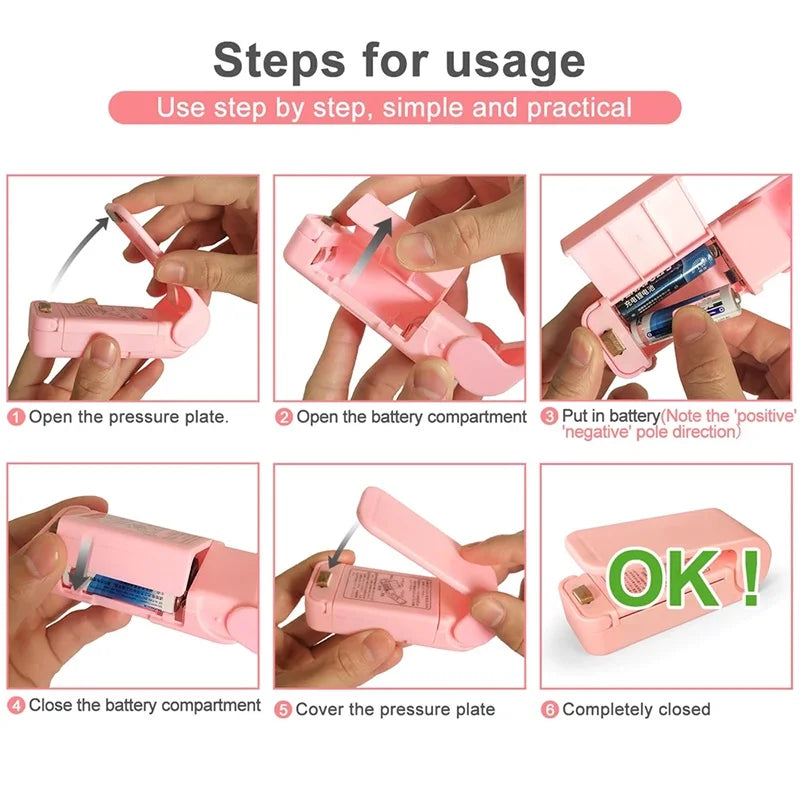 Mini Heat Bag Sealing Machine ‚Äì Portable Thermal Sealer for Plastic Food Packaging image 3