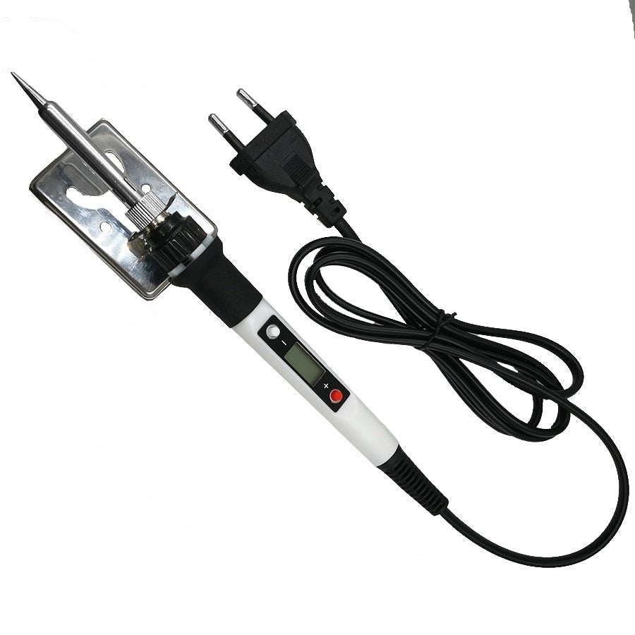 80W Digital Electric Soldering Iron 220V 110V Temperature Adjustable LCD display Solder welding iron tool kit image 10