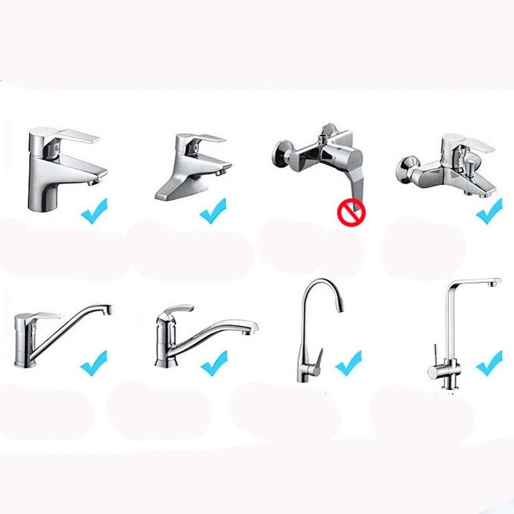 Rotatable Anti-splash Tap Booster Faucet Sprayer Shower Head image 5