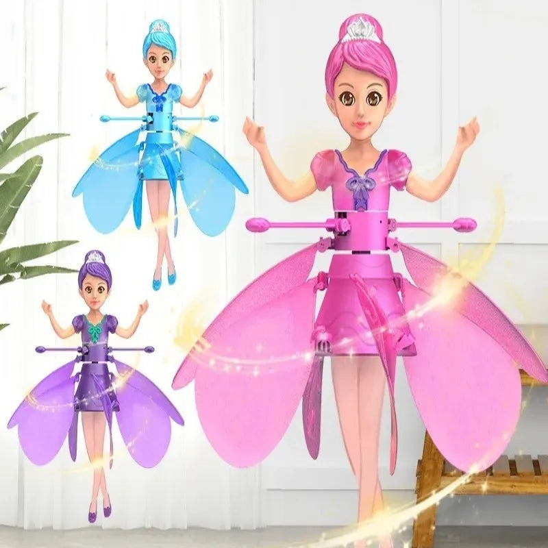 Children's Flying Doll Dancing Simulation Helicopter Gesture Induction Machine Rotating Flying Toy Luminous Toy Gift image 0