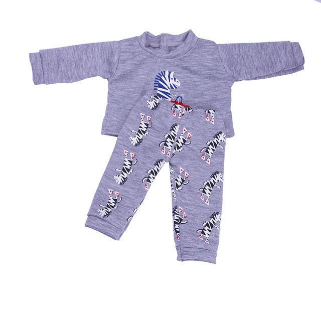 13 Styles Pajamas, Nightgown and Sleepwear Fit | 18 Inch American & 43CM Baby Doll Clothes Accessories - M146 image