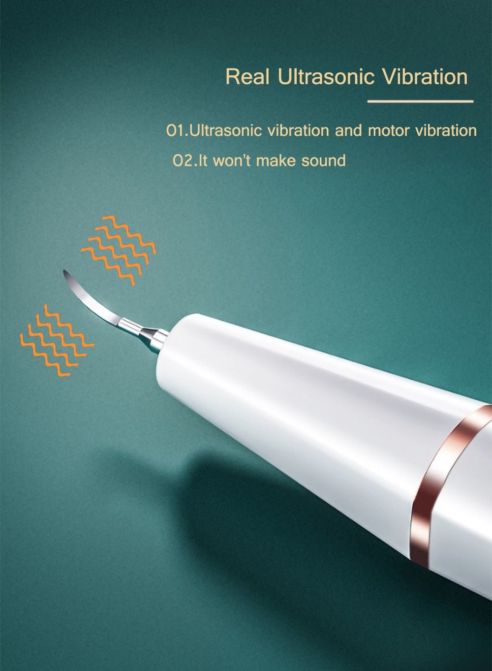 Portable Electric Sonic Dental Calculus Scaler Oral Teeth Tartar Remover Plaque Stains Teeth Whitening with LED image 3