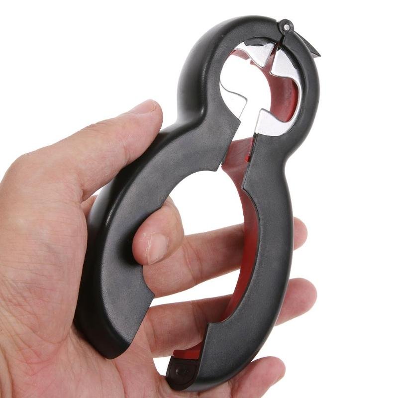 Multifunction Can and Beer Bottle Opener | All in One Jar Gripper Wine Opener Claw image 14