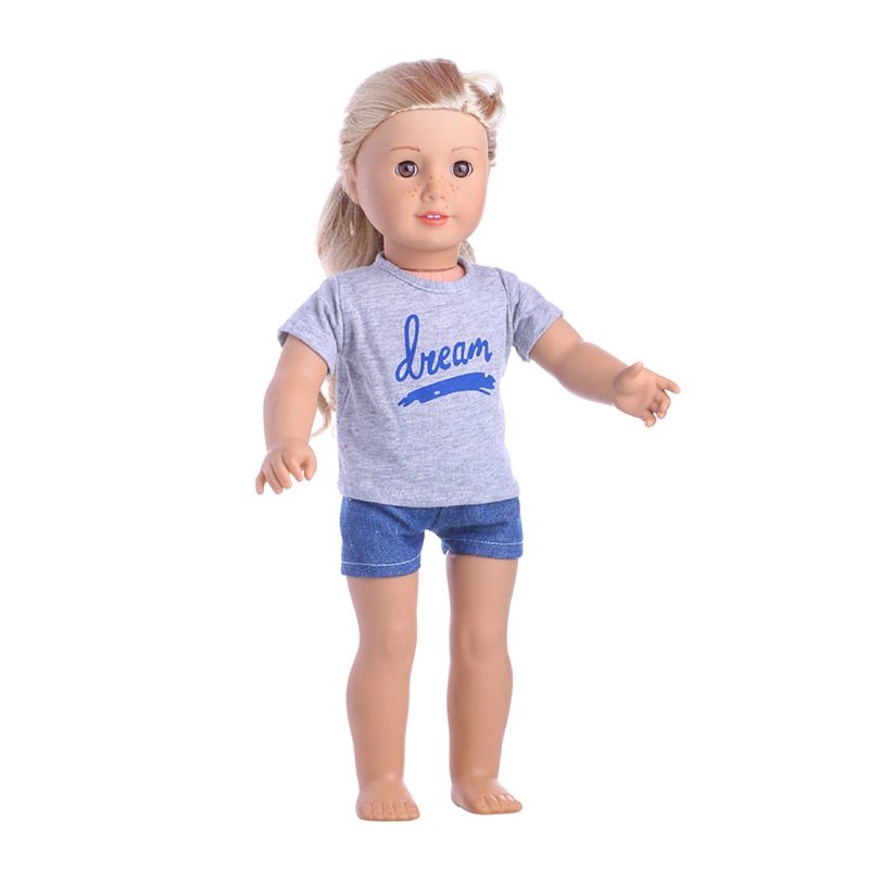 13 Styles Pajamas, Nightgown and Sleepwear Fit | 18 Inch American & 43CM Baby Doll Clothes Accessories image 130
