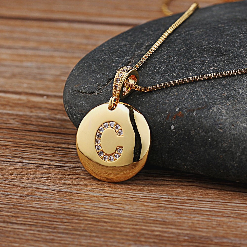 Top Quality Personalized Gold Letters Women and Girls Initial Letter Necklace image 17