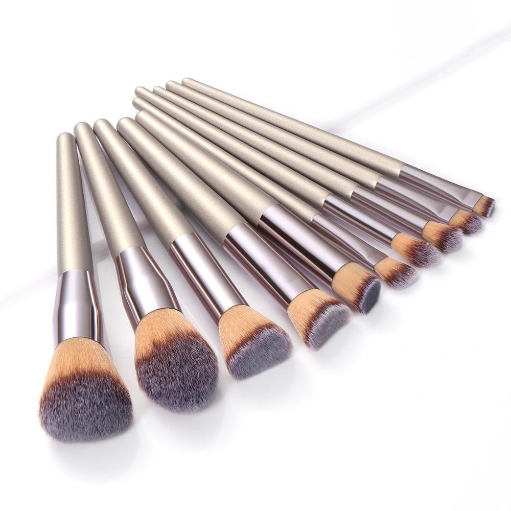 La Milee Champagne Makeup Brush Set image 2