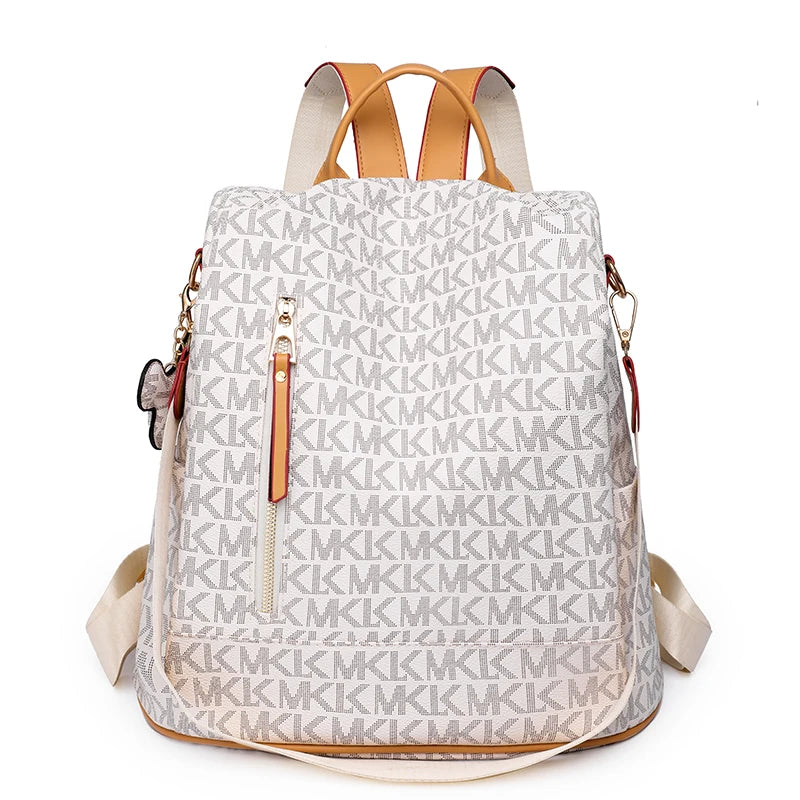 Fashion Backpack For Women PVC Waterproof Shoulder Bag Pack Female Casual Anti-theft Rucksack Shopping Travel Girl School Bags image 6