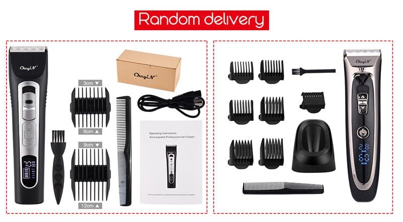 Professional Digital Rechargeable Cordless Hair Clipper and Trimmer image 4