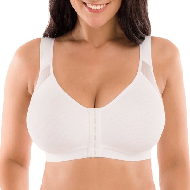 5XL Posture Corrector Lift Up Bra Women New Cross Back Bra Breathable Underwear Shockproof Sports Support Fitness Vest Bras image