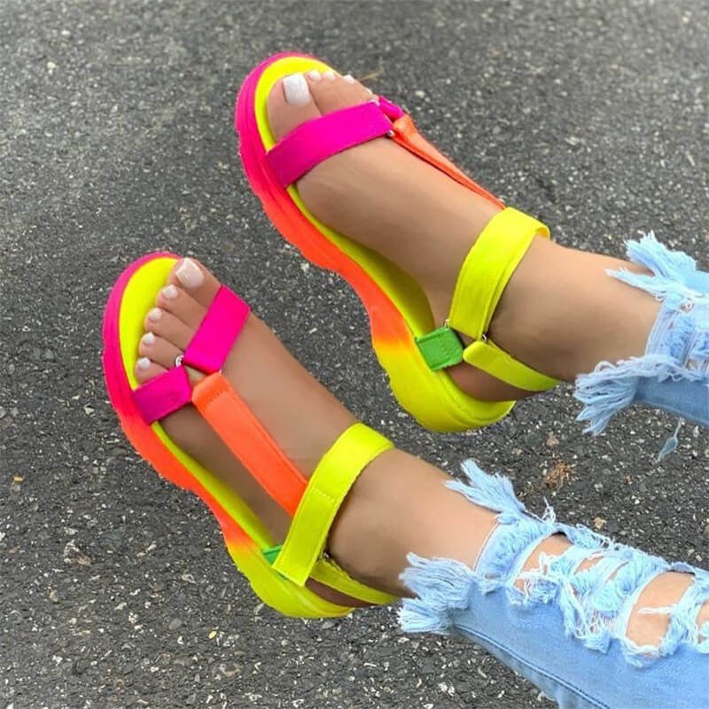 Sarairis Multi Colors Casual Shoes | Comfortable Female Sandals image 9
