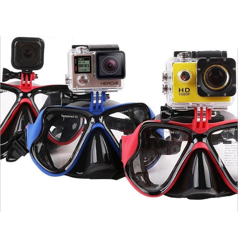 Diving Snorkeling Anti-fog swimming Goggles Camera Tube Mask Set image 11