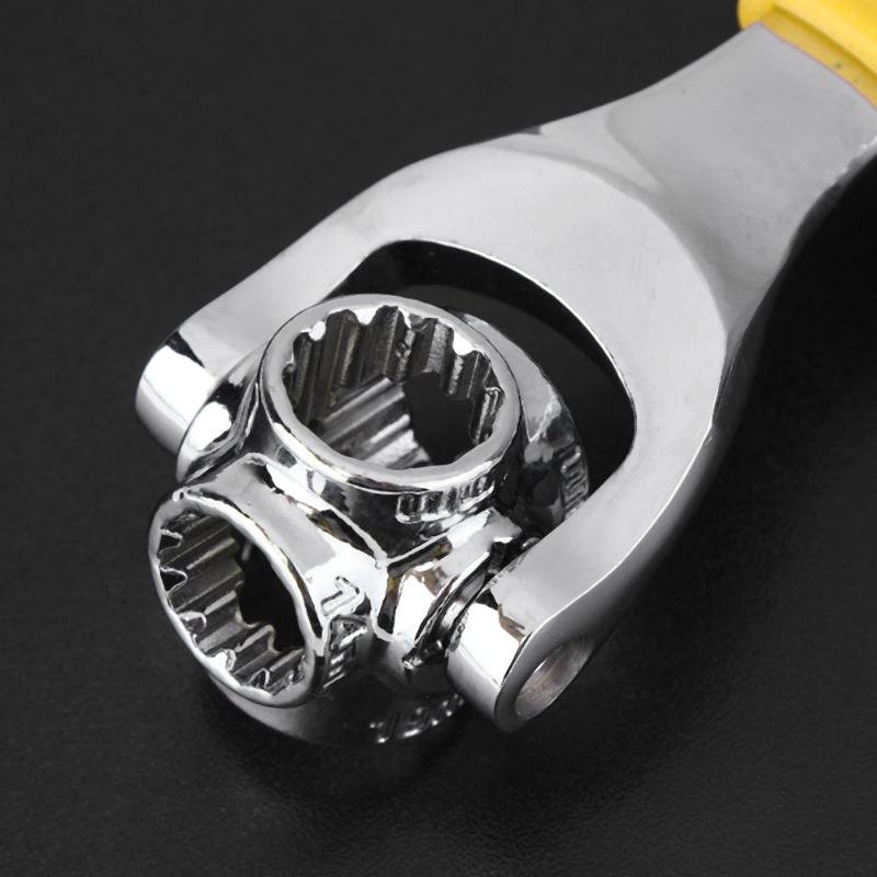 48 in 1 Socket 360 Degree Rotation Universal Wrench Spanner Work with Spline Bolts image 4
