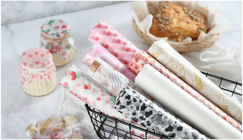 50Pcs/Lot Wax Paper Food Grade Grease Paper Food Wrappers |Wrapping Paper For Bread Sandwich Burger Fries | Oilpaper Baking Tools image 23