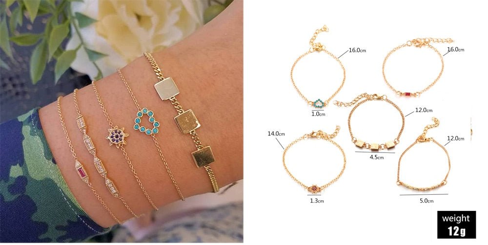 Turtle Heart Pearl Wave LOVE Crystal Marble Charm Bracelets for Women image 47