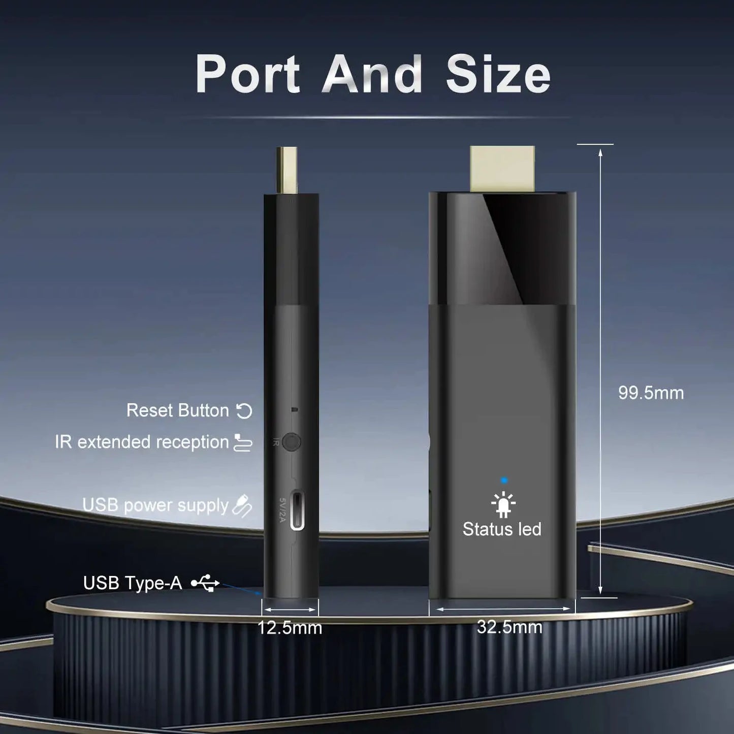 Q6 Android 10 TV Stick HDR Set Top OS 4K 1080P WiFi 6 2.4/5.8G Smart TV Sticks For Google YouTube NETFLIX Network Media Player image 17