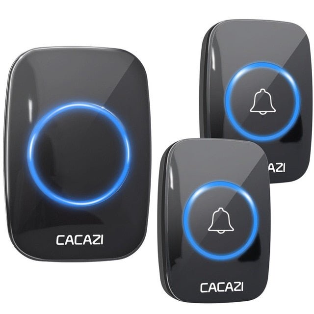 CACAZI Wireless Waterproof Doorbell – 60 Chimes, 110dB Loud, with Remote Control image 29
