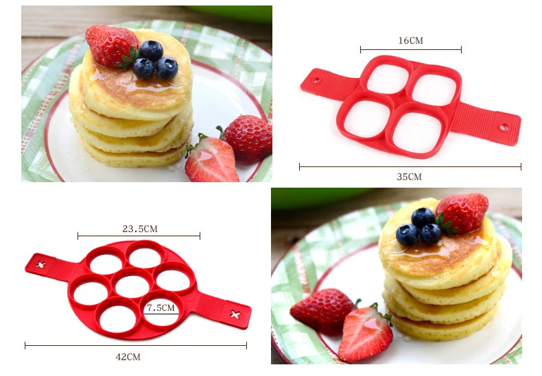 Silicone Non-Stick Egg & Pancake Shaper ‚Äì Fantastic Flip Cooker Mold for Perfect Omelets & Pancakes image 19