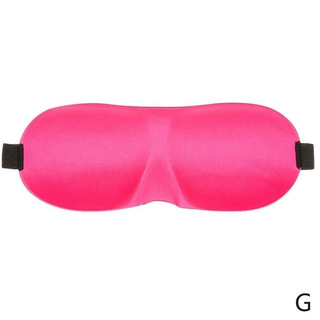 Soft Portable Sleeping Travel Eye Mask - as the picture 7 image