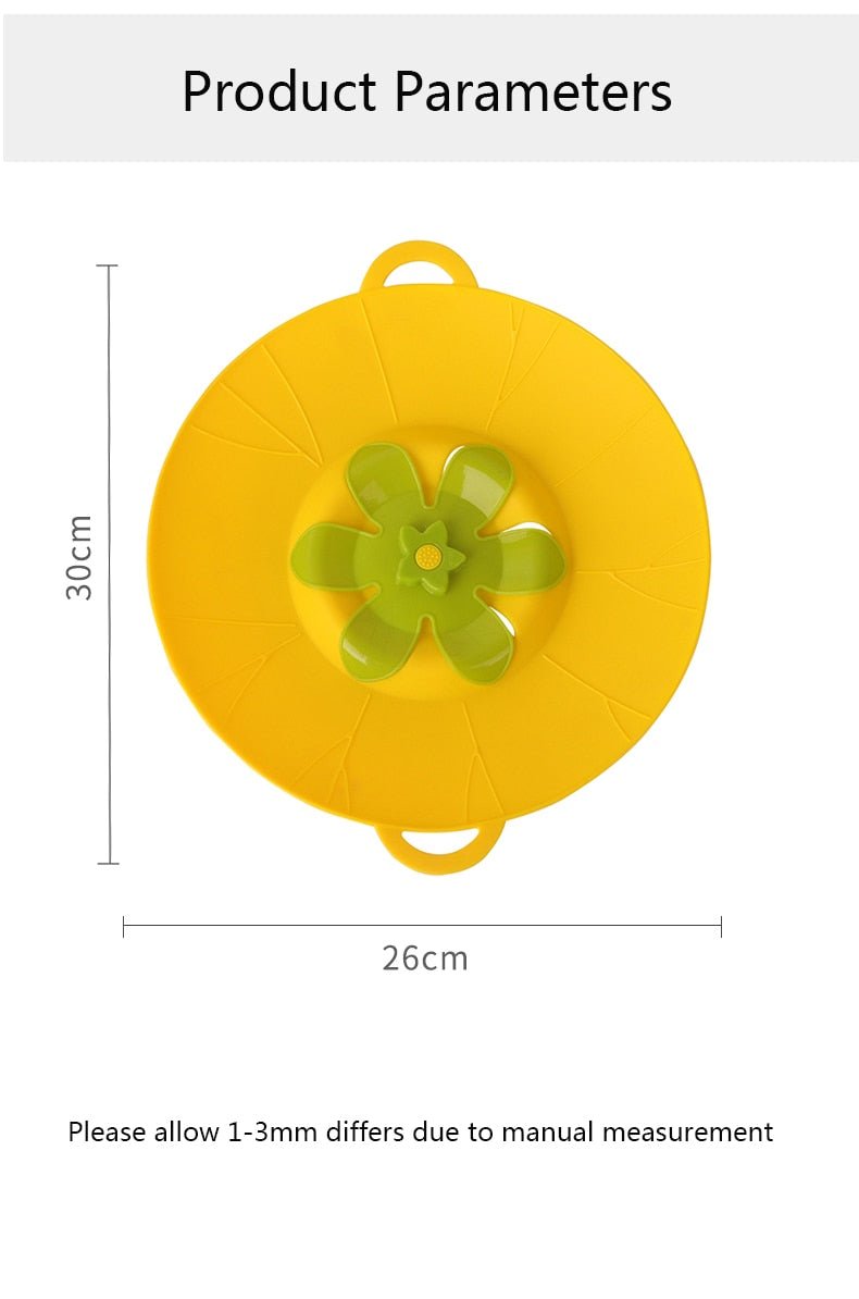 Silicone Lid Spill Stopper Cover For Pots and Pans image 12
