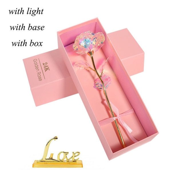 24K Foil Plated Golden Rose image 29