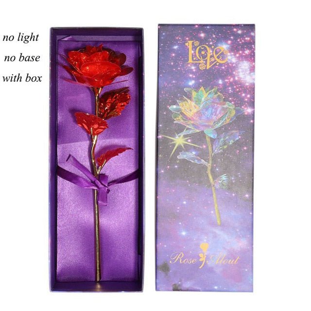 24K Foil Plated Golden Rose image 38
