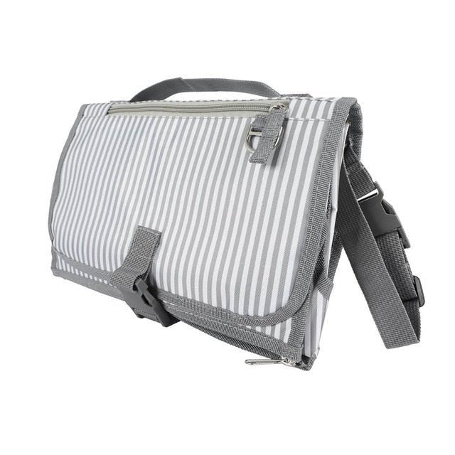 Waterproof Multifunction Portable Travel Baby Folding Diaper Bag - 3 in 1 image 41