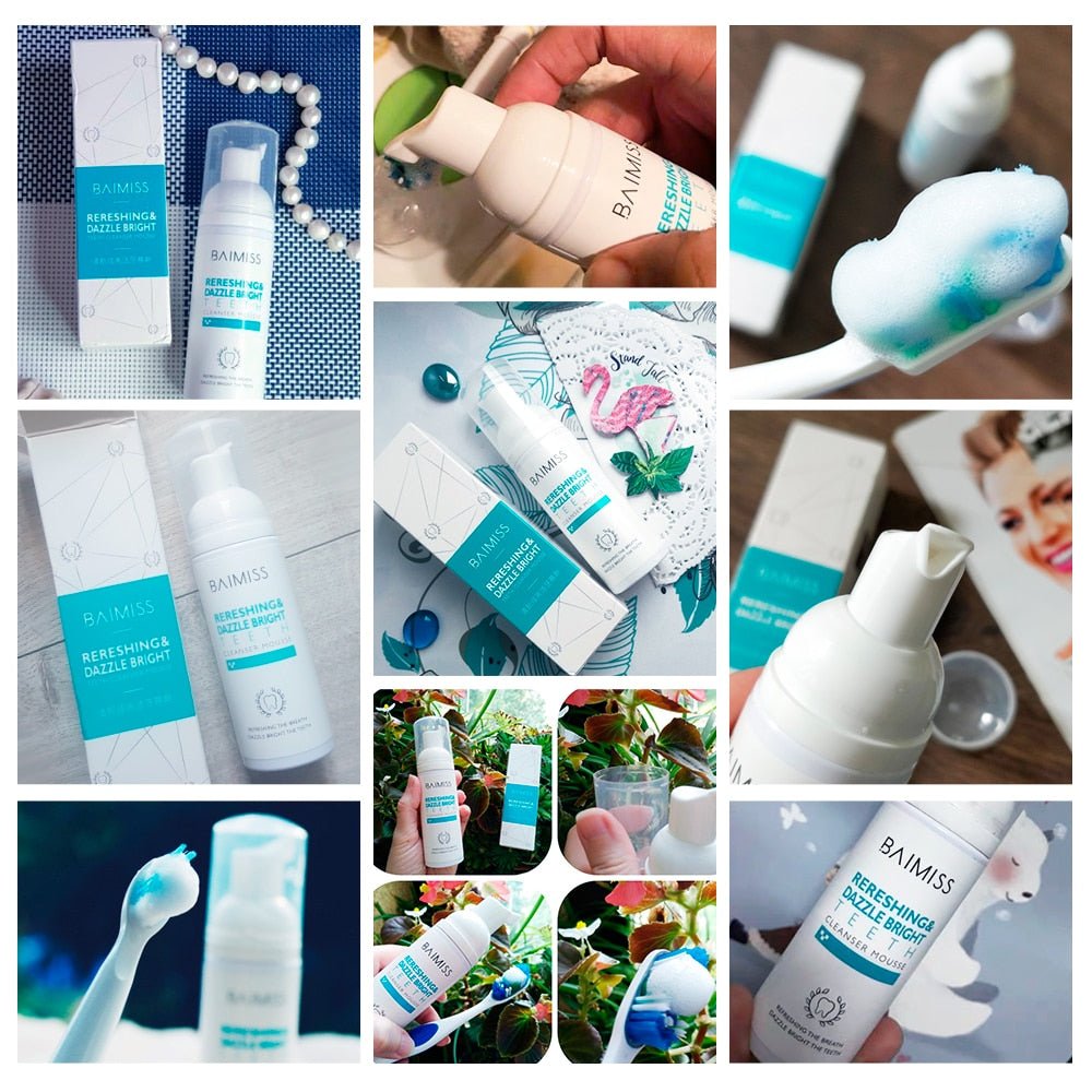 BAIMISS Fresh Shining Tooth-Cleaning Mousse Teeth Whitening Toothpaste image 0