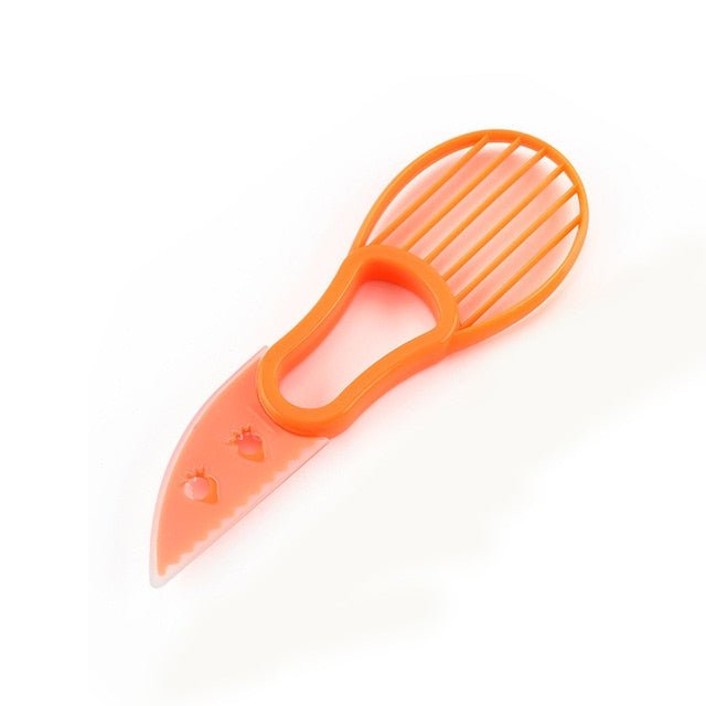 3 In 1 Avocado Slicer Shea Corer Butter Fruit Peeler Cutter Pulp Separator Plastic Knife Kitchen Vegetable Tools Kitchen Gadgets image 0