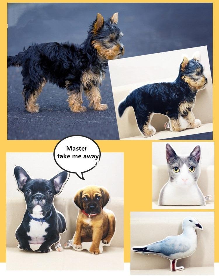 Personalized Custom Pets Pillows and Cushions image 6