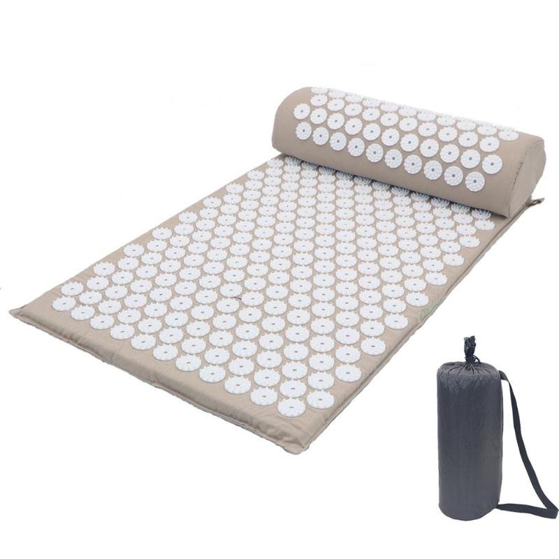 Acupressure Massage Yoga Mat with Pillow – Relaxation, Pain Relief, and Stress Reduction Set image 44