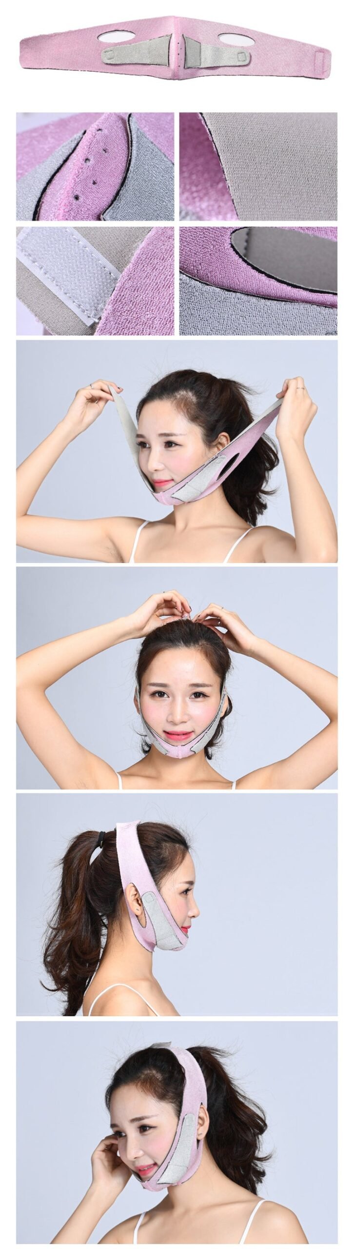 Delicate Anti Wrinkle Face and Facial Slimming Bandage image 9