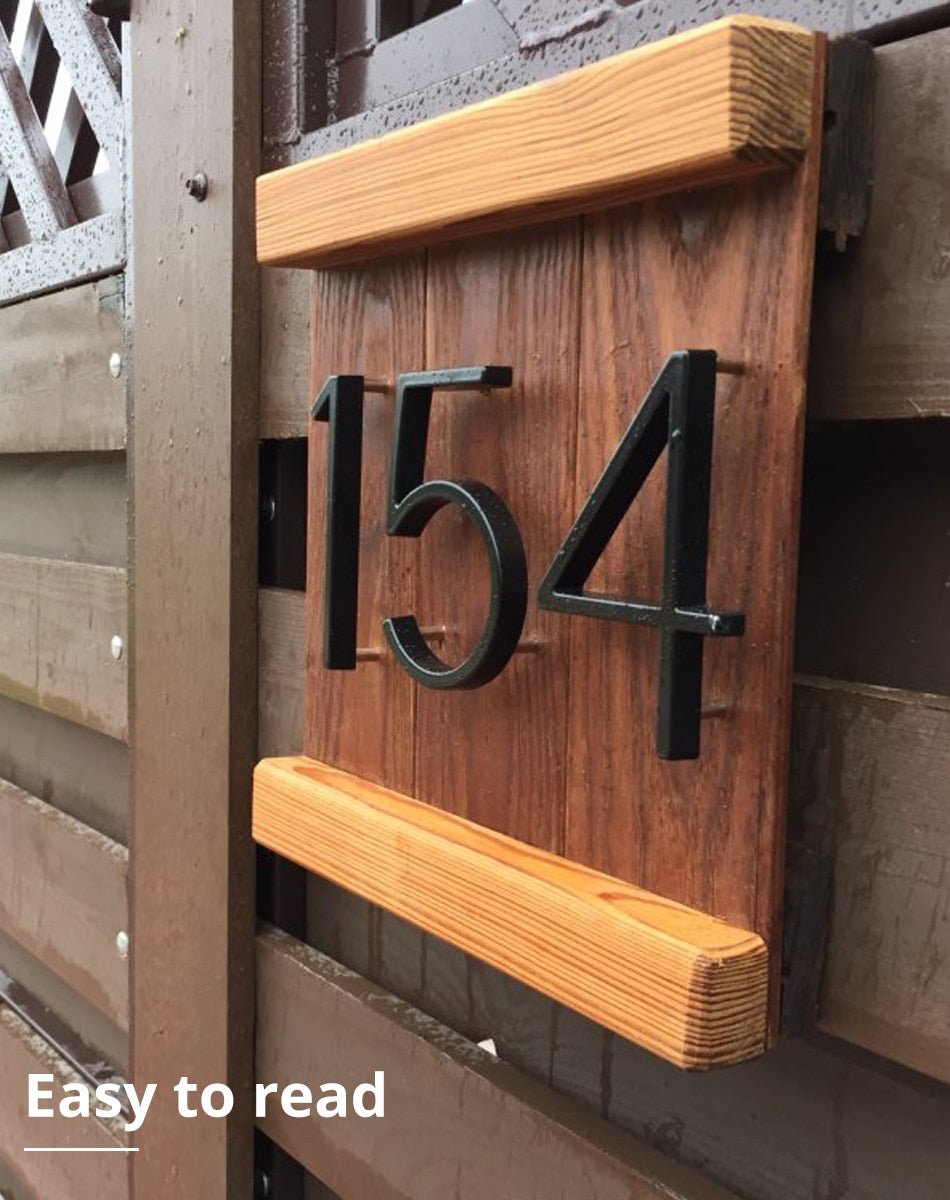 125mm Big Modern Floating House Number and Letters image 19