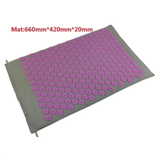 Acupressure Massage Yoga Mat with Pillow – Relaxation, Pain Relief, and Stress Reduction Set image 21