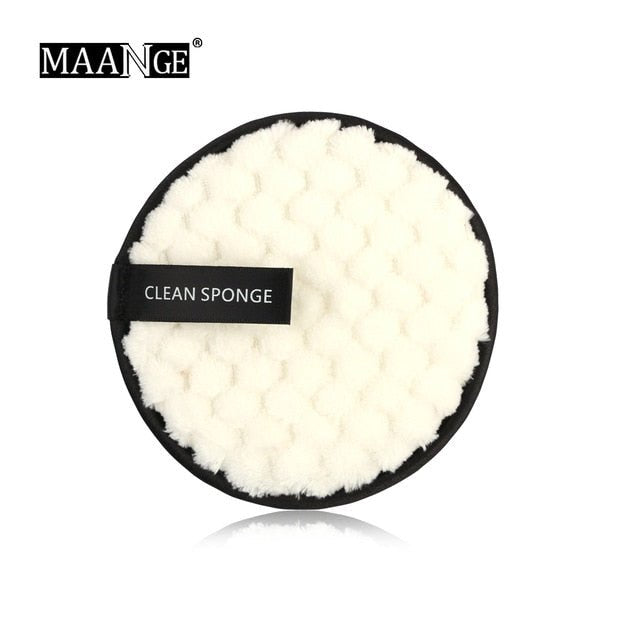 Facial Cleansing Microfiber Cloth Pads | Cotton Facial Makeup Remover Puff image 2