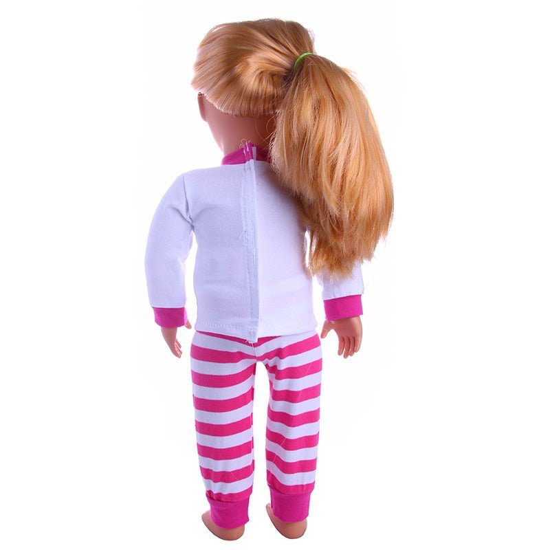 13 Styles Pajamas, Nightgown and Sleepwear Fit | 18 Inch American & 43CM Baby Doll Clothes Accessories image 32