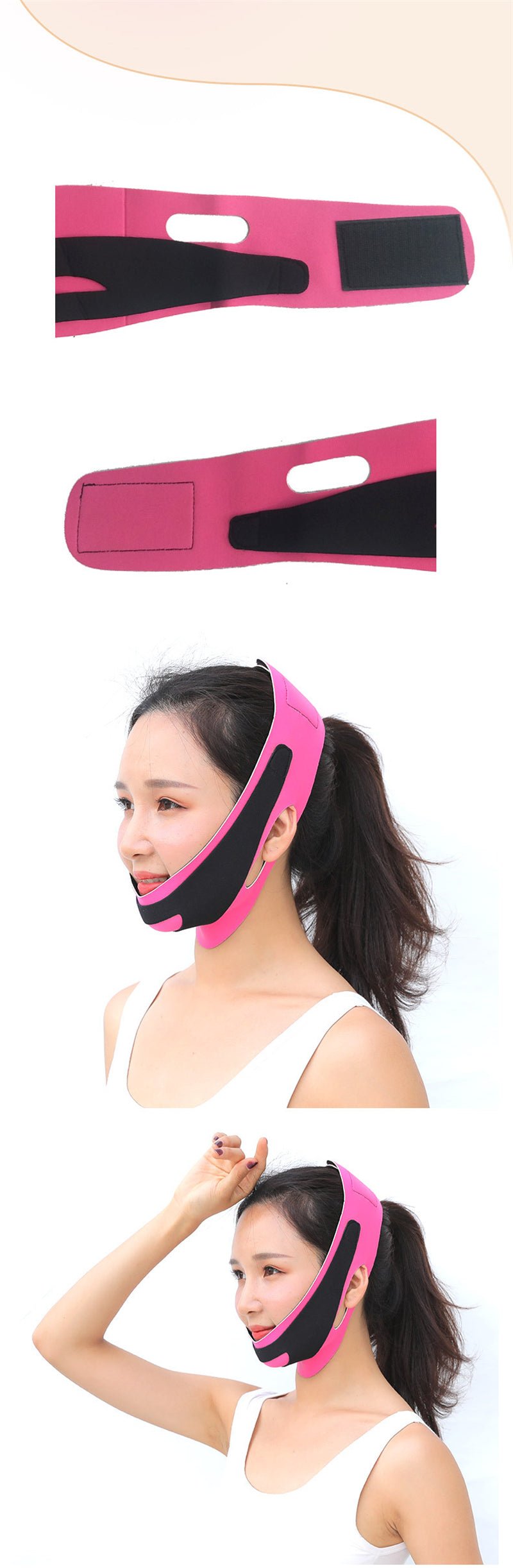 Delicate Anti Wrinkle Face and Facial Slimming Bandage image 27