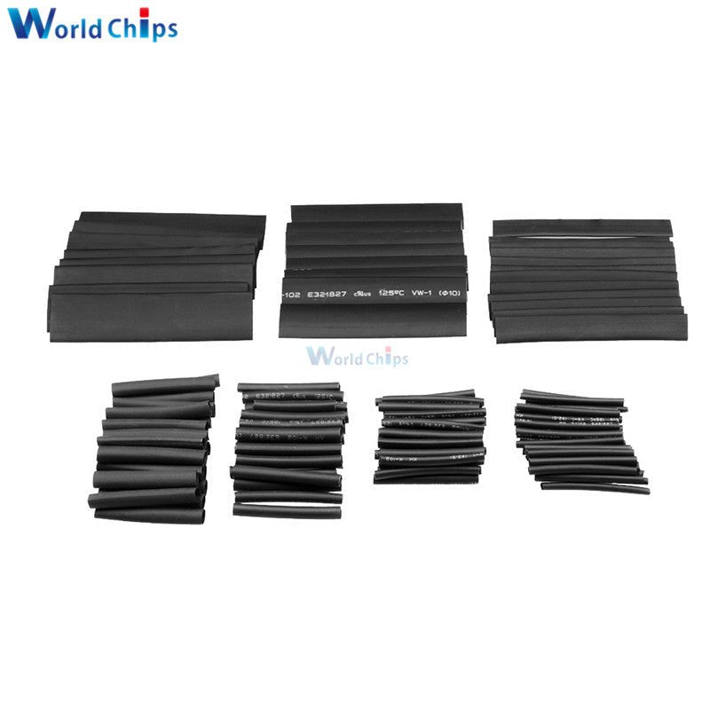 Polyolefin Heat Shrink Tubing Cable Sleeves Wrap | Heat Shrink Tubing Wire Wrap Cable Sleeve Assortment Electric Insulation Tube image 2