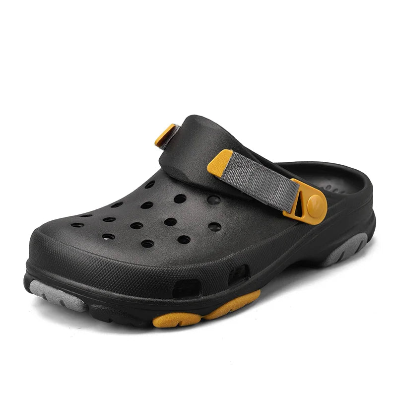 Classic Summer Mens Sandals | White Comfortable Womens Clogs Beach Shoes | Sandals Slip-on Outdoor Sneakers image 8