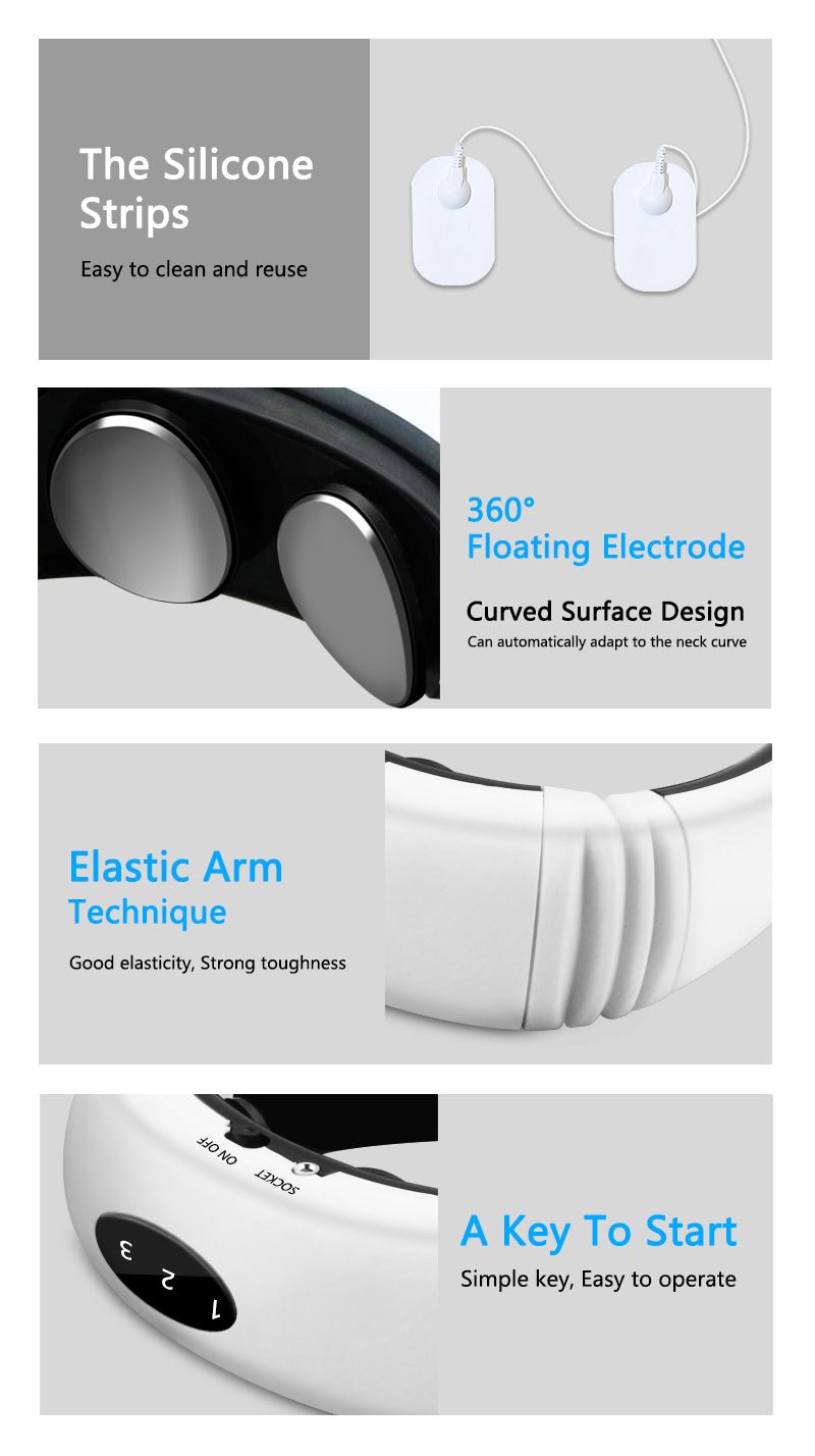 Electric Neck Massager with Infrared Heating for Pain Relief and Relaxation image 8