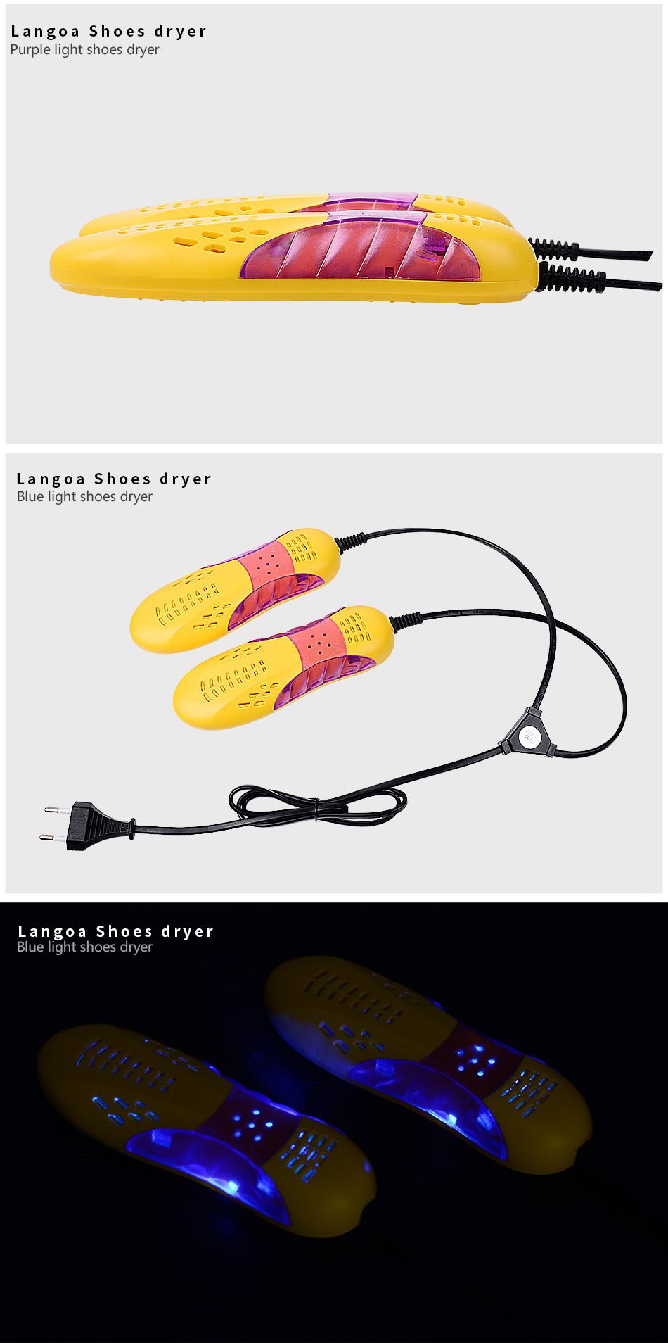 Race Car Shape Violet Light Shoe Dryer Foot Protector Boot Odor Deodorant Dehumidify Device Shoes Drier Heater image 7